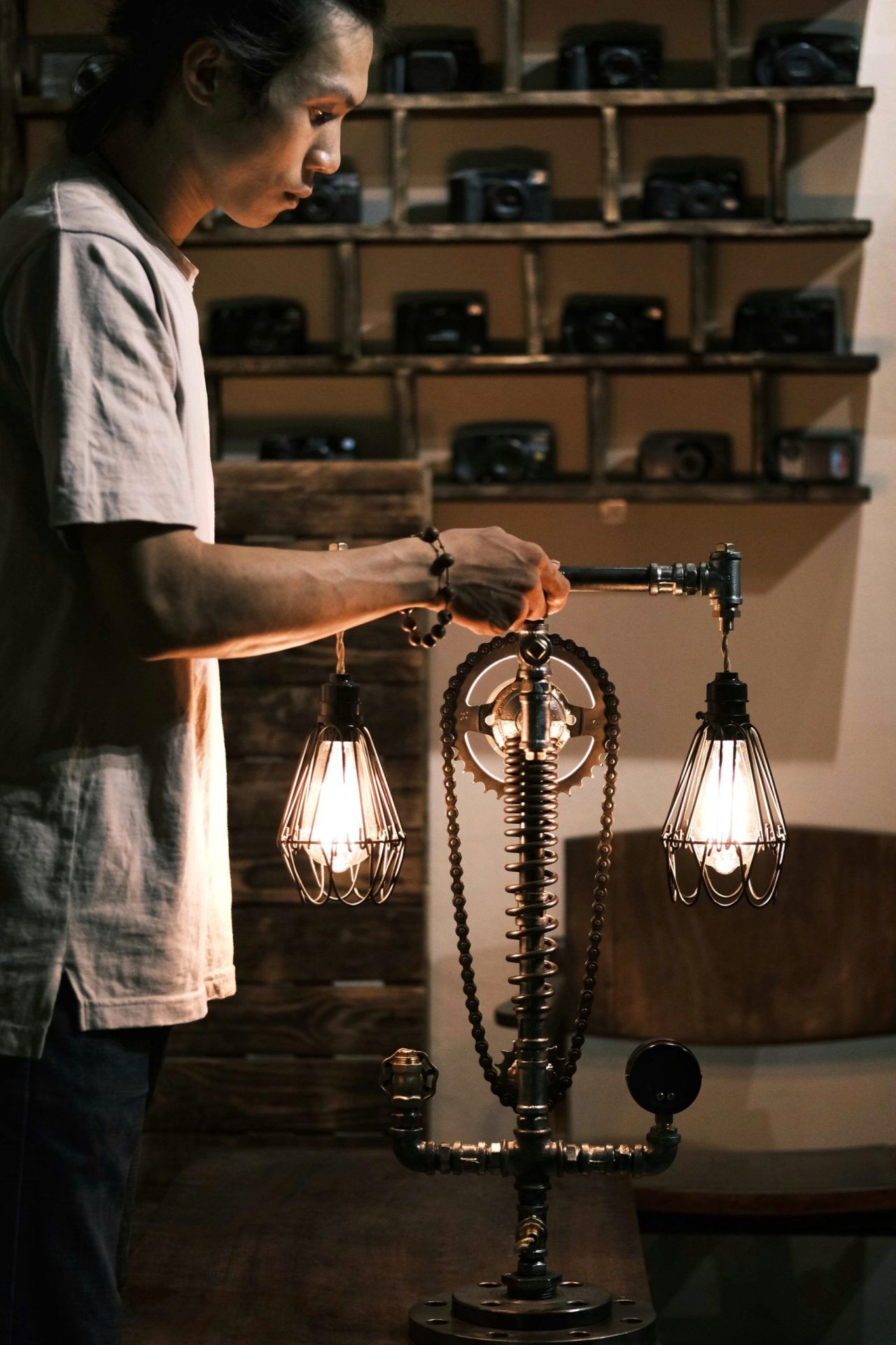 Đèn decor ống nước vintage- The Light Passion 4 đèn decor