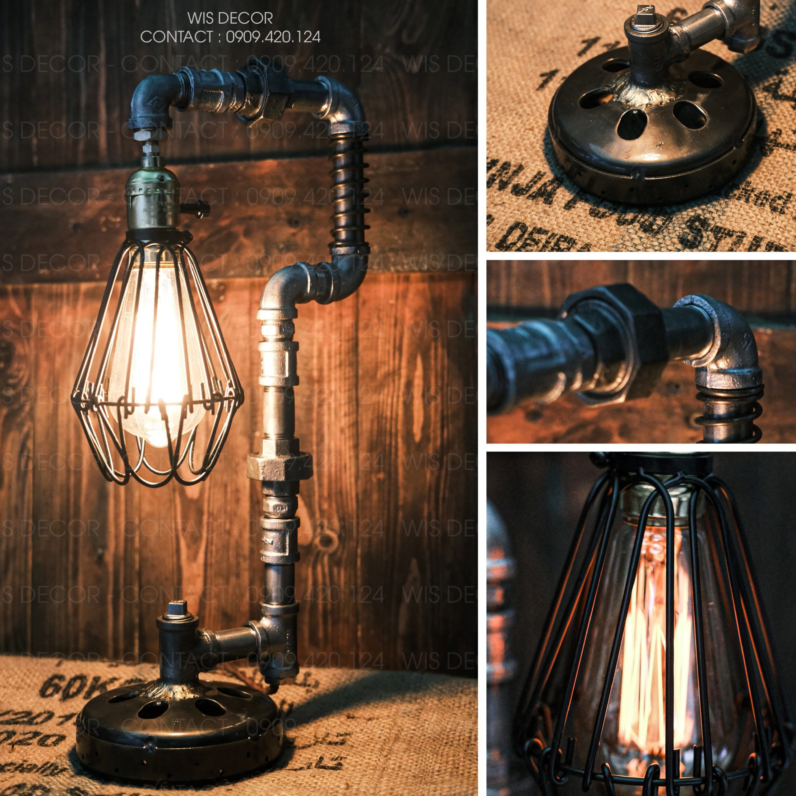 Đèn ống nước decor vintage - The Cos 21 1 Đèn ống nước decor vintage