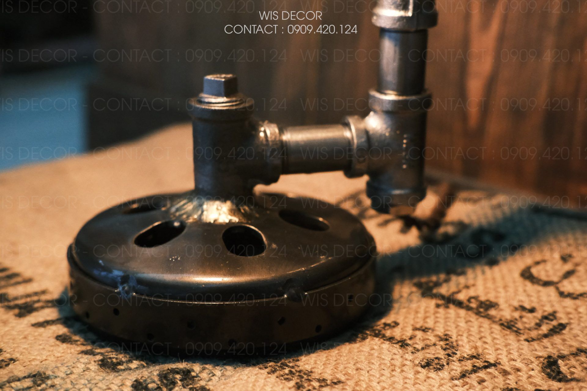Đèn ống nước decor vintage - The Cos 21 6 Đèn decor ống nước vintage
