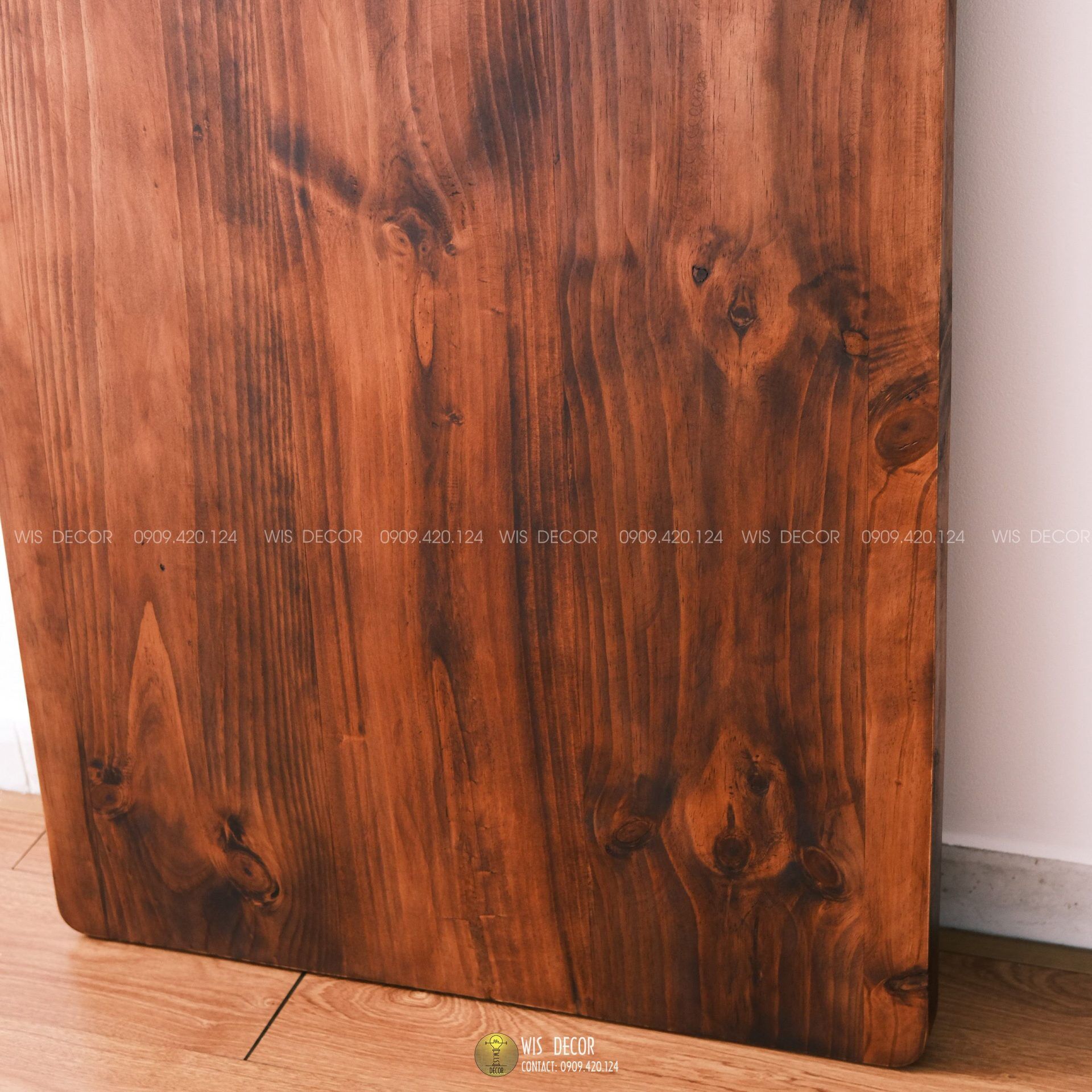 Bàn làm việc gỗ thông tự nhiên vintage, chất lượng phong cách cổ điển 5 bàn gỗ tự nhiên